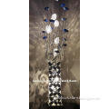 Elegance Aluminum Floor Lamp in Flower Vase Design